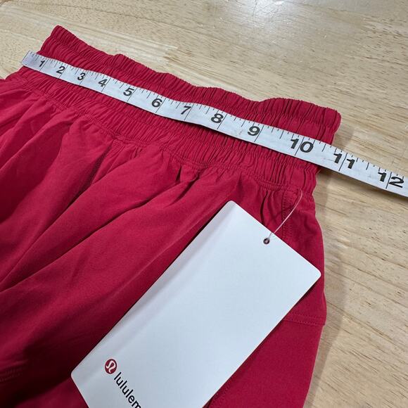 Lululemon Shake It Out High-Rise Running Short 2.5" Pink Dragonfruit Sz XXXS NWT - Picture 10 of 12